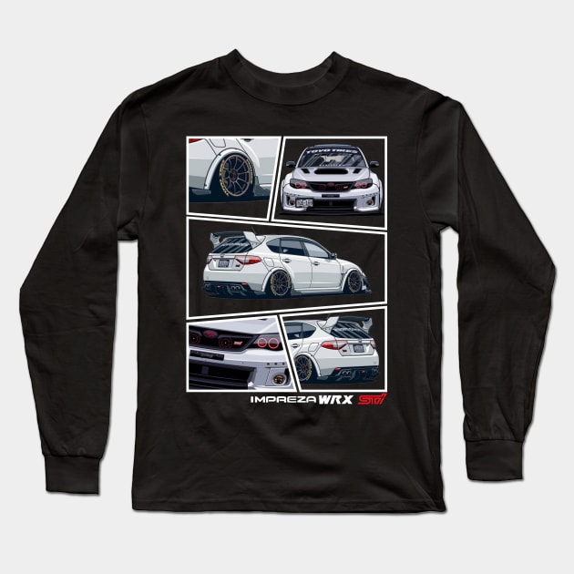 Impreza WRX STI, JDM Long Sleeve T-Shirt by T-JD